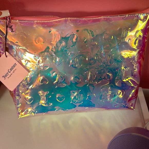 Juicy Couture Handbags - COPY - Juicy Couture Iredescent Makeup travel bag